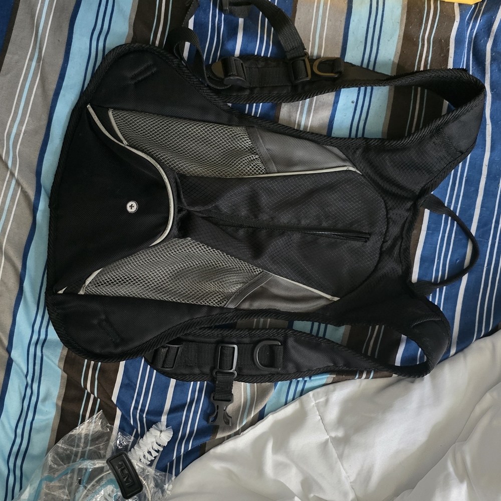 Amazon Black and Gray Men's Backpack